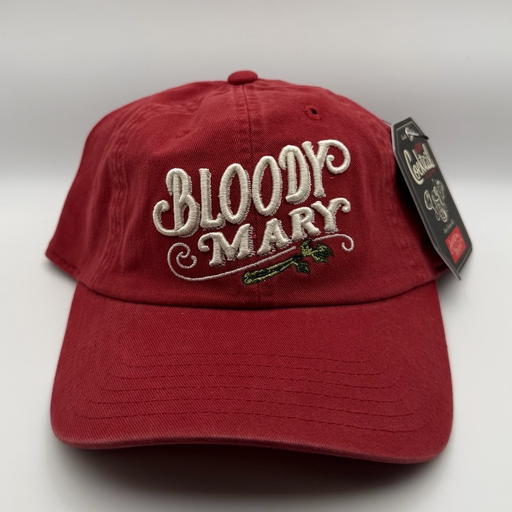 American Needle Bloody Mary Embroidered Red Adjustable Baseball Cap Hat - Picture 9 of 9